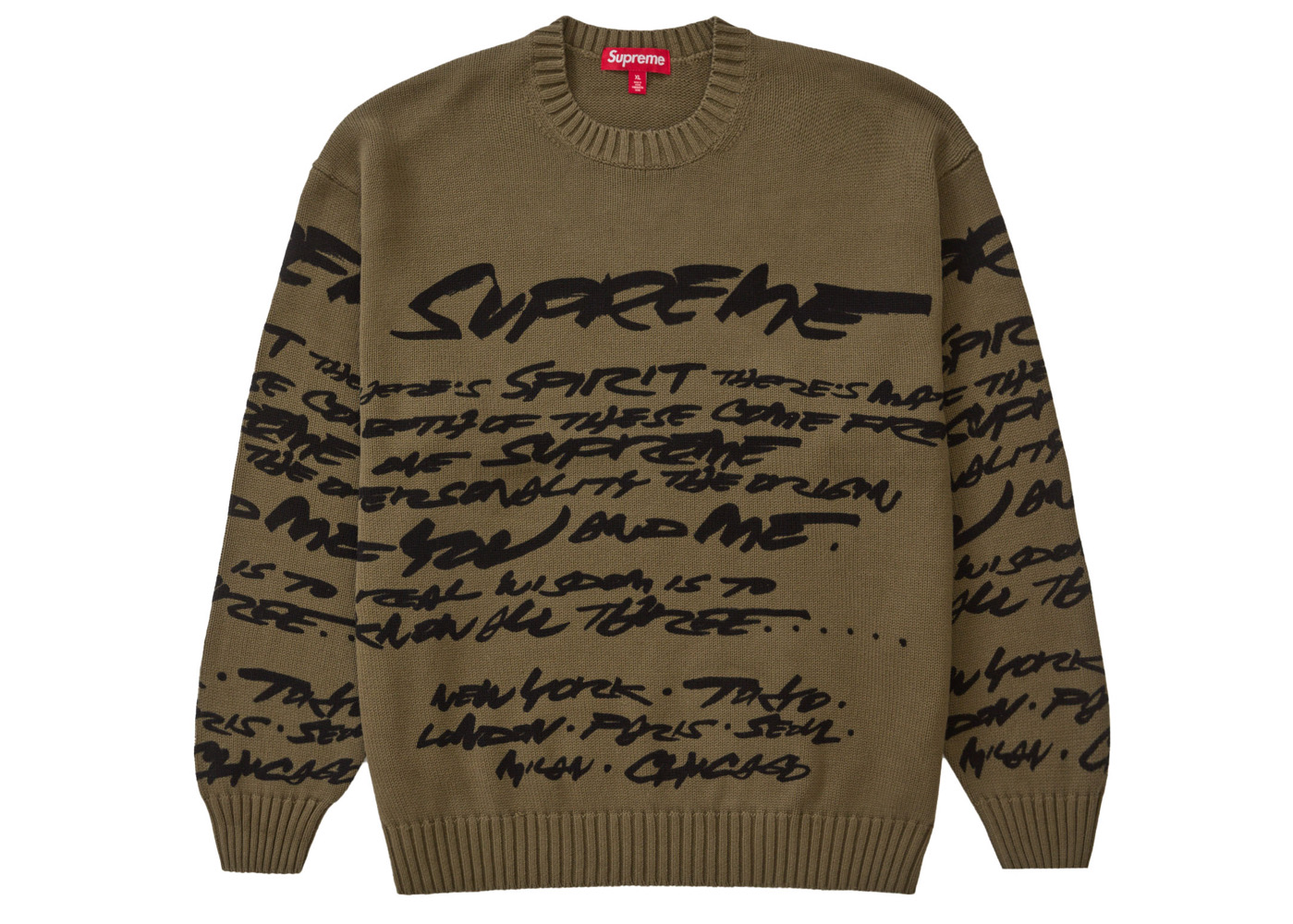 ステッカー付きSupreme Futura Sweater \