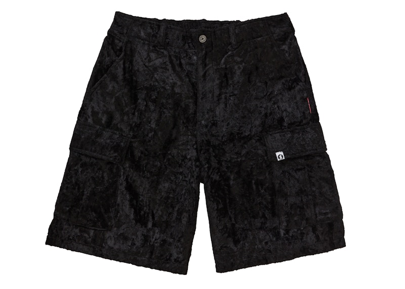 半額 福袋の通販 Supreme GOODENOUGH Men's Black Short Cargo Rayon Crushed パンツ