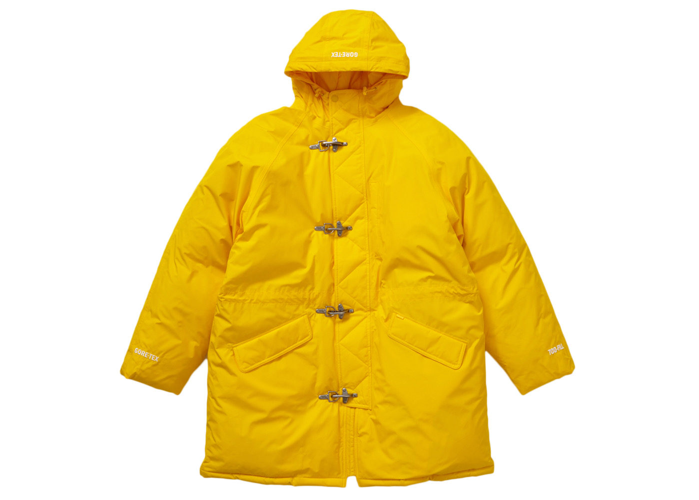 Supreme GORE-TEX 700-Fill Down Clip Parka Yellow