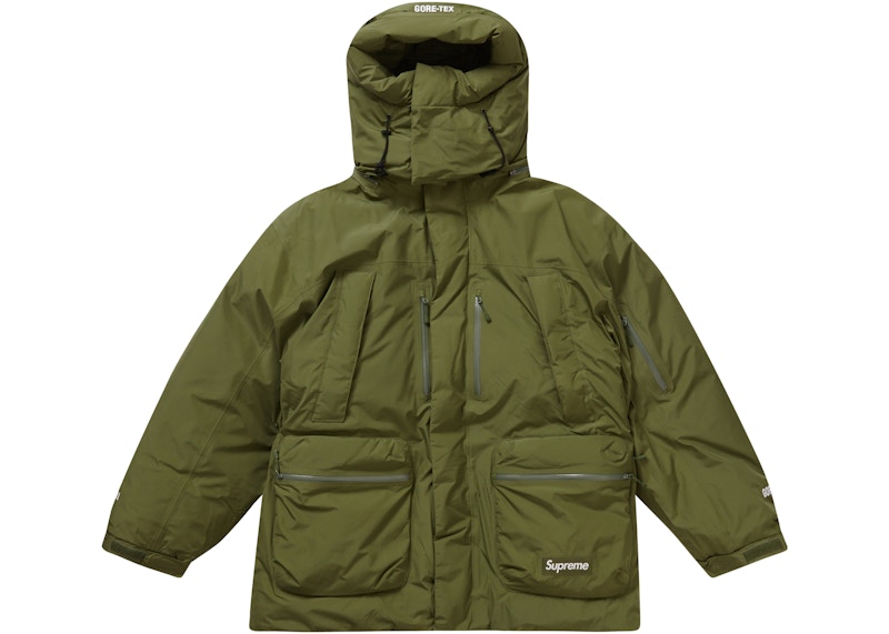 Supreme GORE-TEX 700-Fill Down Parka (FW22) Olive Men's - FW22 - US