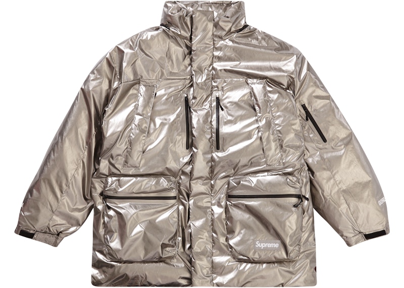 Supreme GORE-TEX 700-Fill Down Parka (FW22) Silver Men's - FW22 - GB