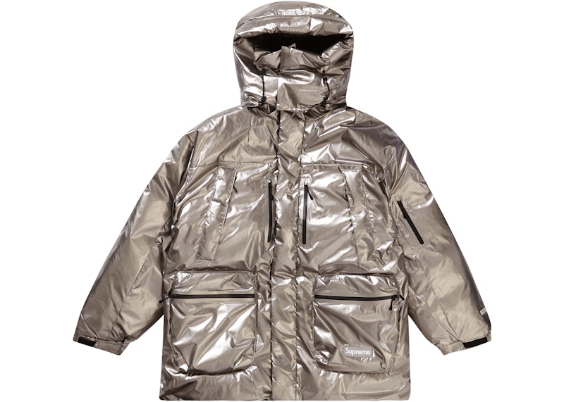 Supreme GORE-TEX 700-Fill Down Parka (FW22) Silver Men's