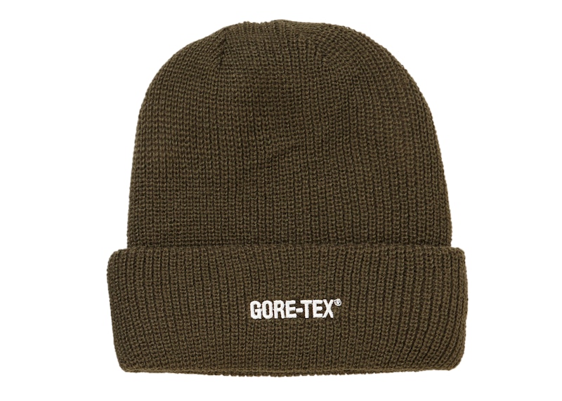 帽子Supreme Gore-Tex Beanie olive - ニット帽/ビーニー