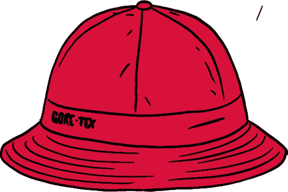 Supreme GORE-TEX Bell Hat Red - SS21 - GB