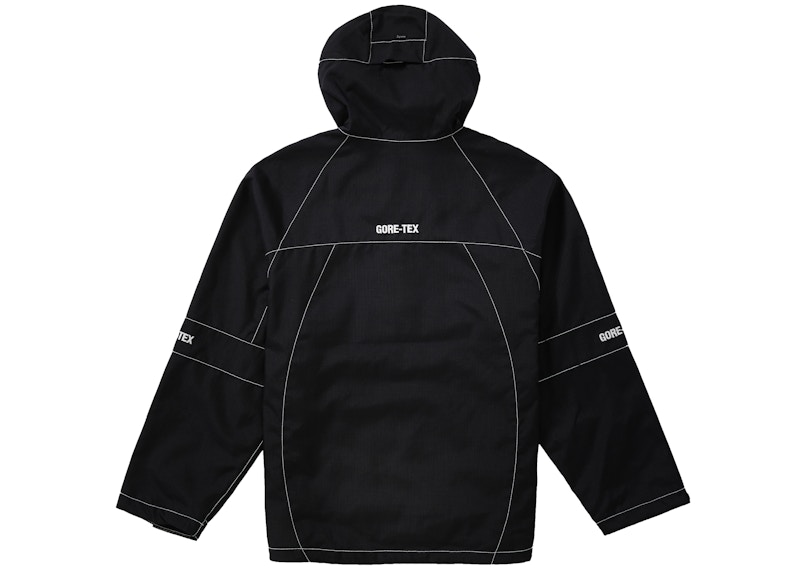 Supreme GORE-TEX Contrast Stitch Anorak Black メンズ - FW19 - JP