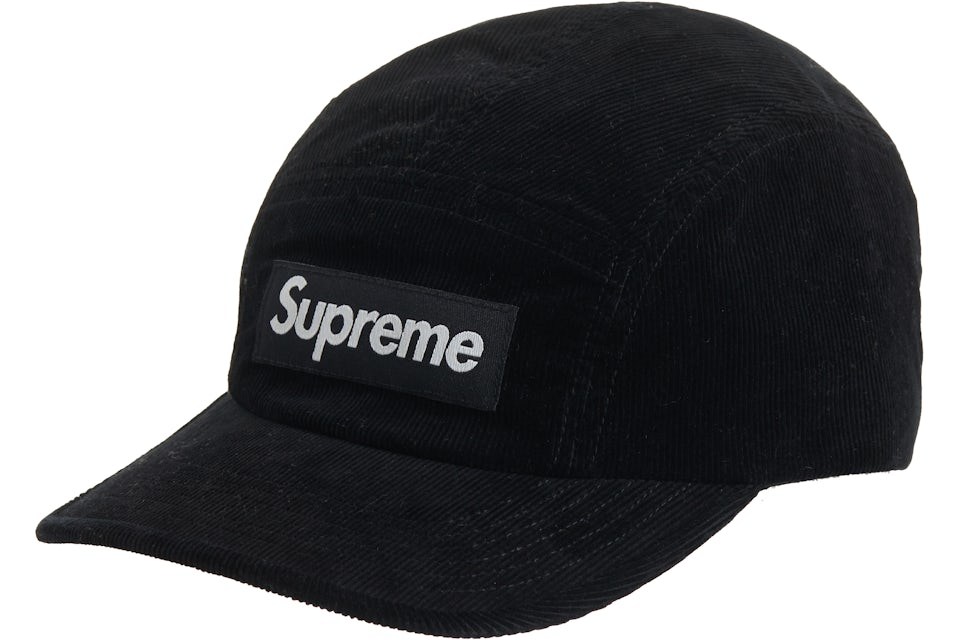 Supreme fine wale corduroy camp cap white Outlet