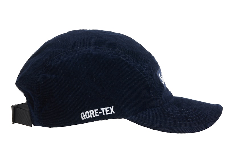 Supreme GORE-TEX Corduroy Camp Cap Navy - FW21 - US