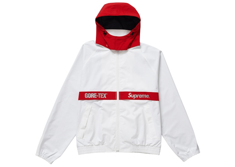 Supreme GORE-TEX Court Jacket White - FW18 Men's - US