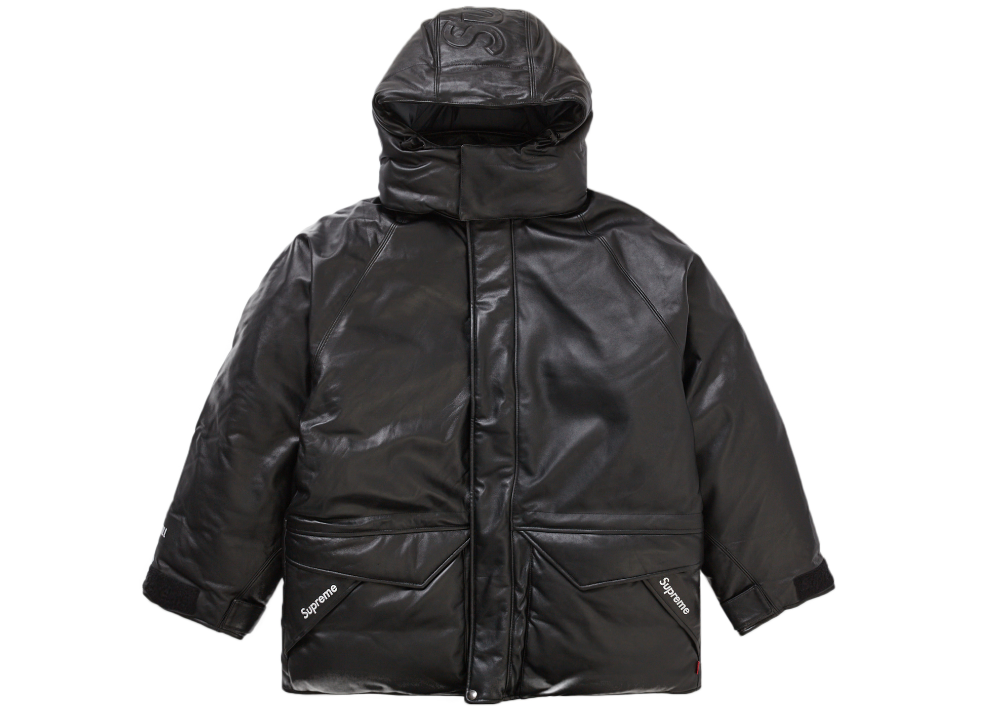 Supreme GORE-TEX Leather 700-Fill Down Parka Black - SS23 Men's - US