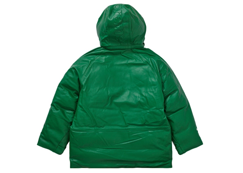 Supreme GORE-TEX Leather 700-Fill Down Parka Green Men's - SS23 - US