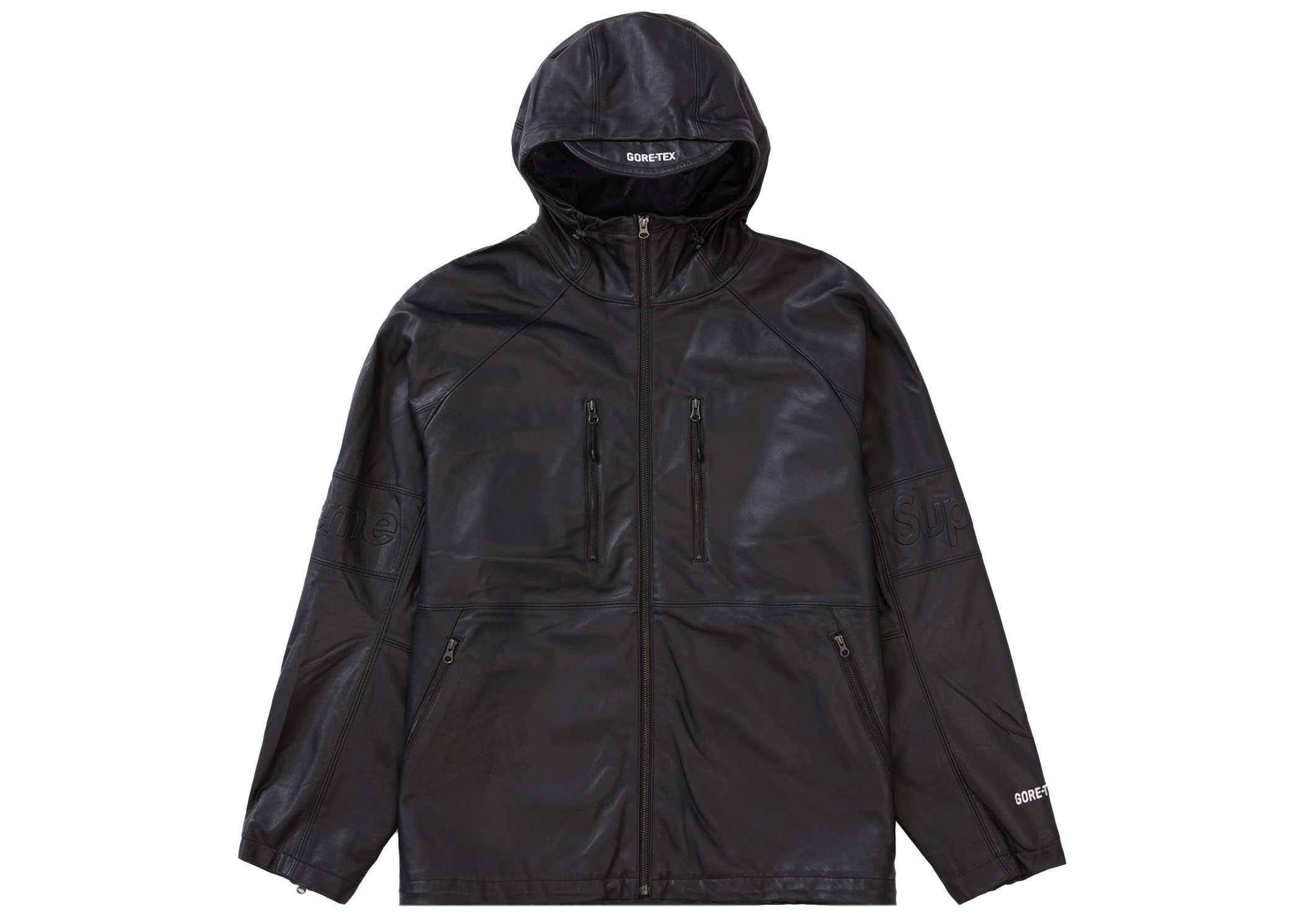 Supreme GORE-TEX Leather Jacket Black Men's - SS22 - US