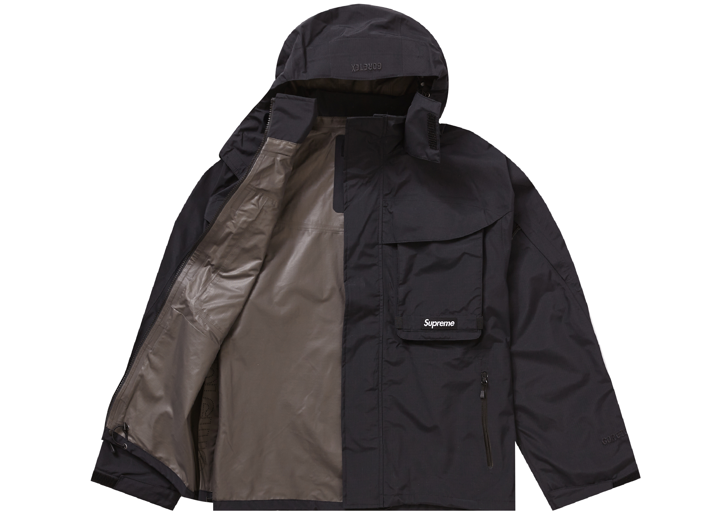Supreme GORE-TEX PACLITE Jacket Black XL - www.amsfilling.com
