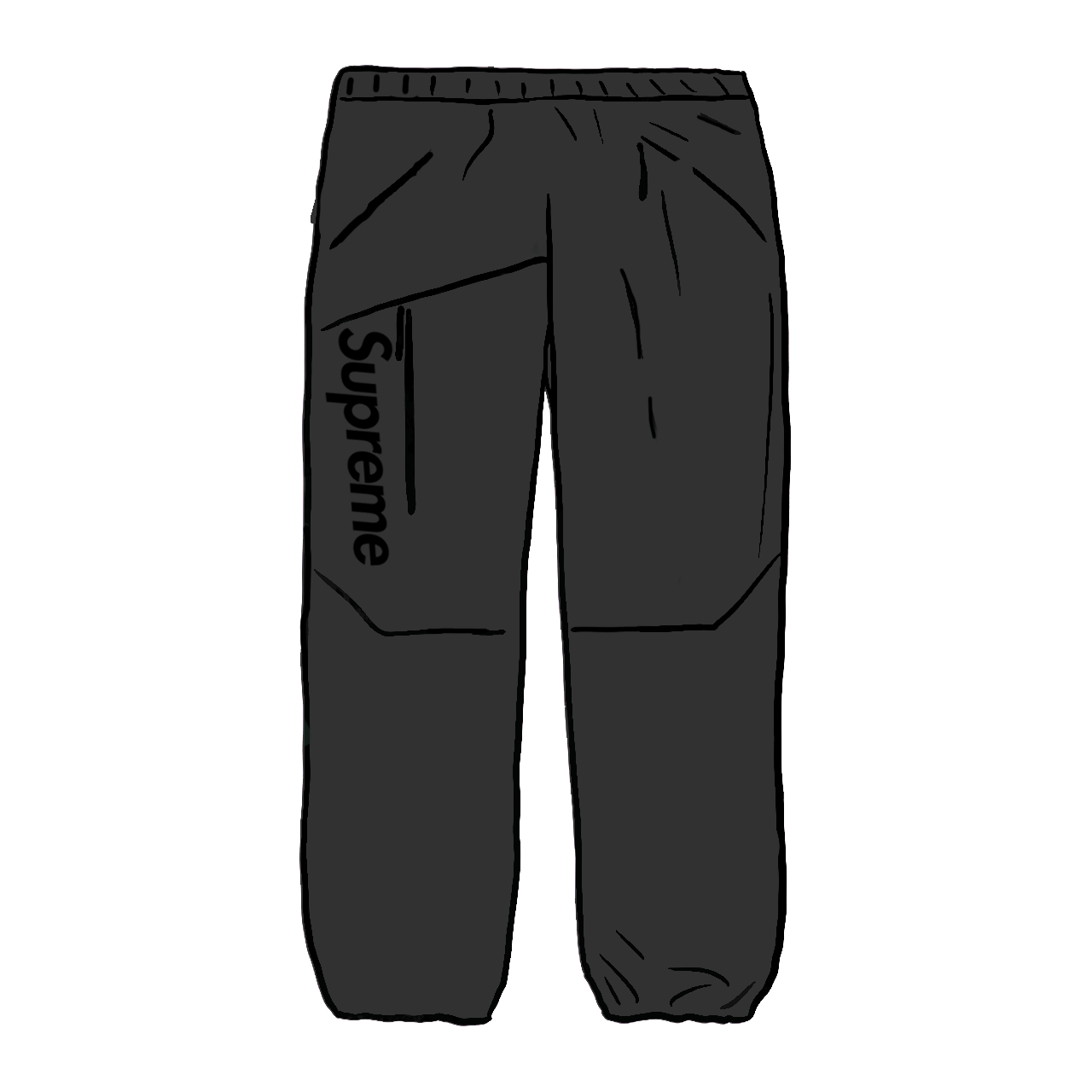 Blue Gore-Tex pleated technical track pants | The North Face | MATCHES UK