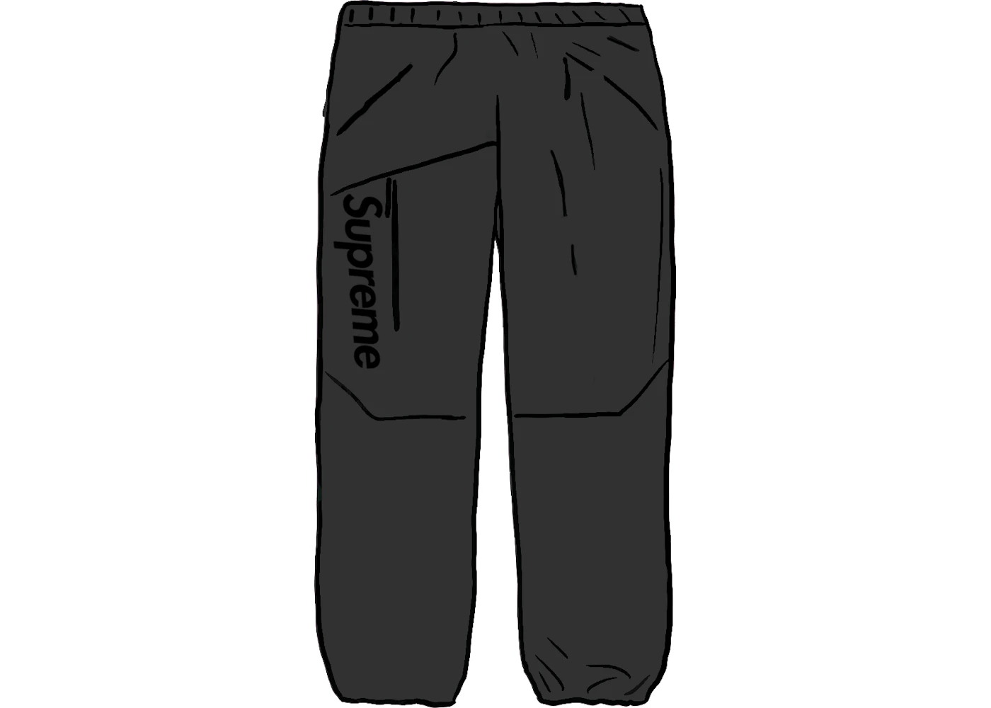 Supreme Gore Tex Paclite Pant Black Ss21 Supreme Gore Tex Paclite Pant Black Ss21