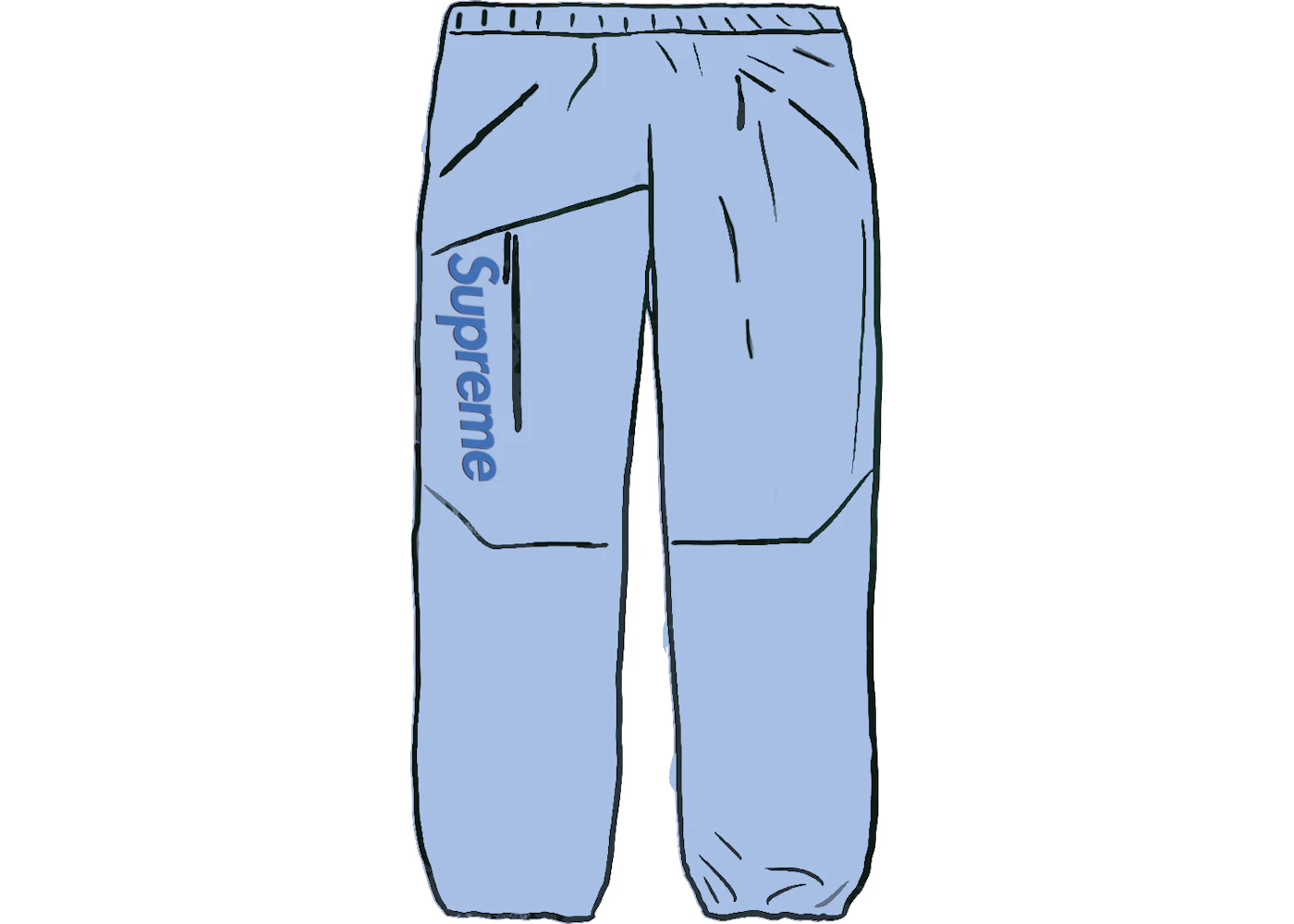 Supreme Gore Tex Paclite Pant Light Blue Ss21 Supreme Gore Tex Paclite Pant Light Blue Ss21