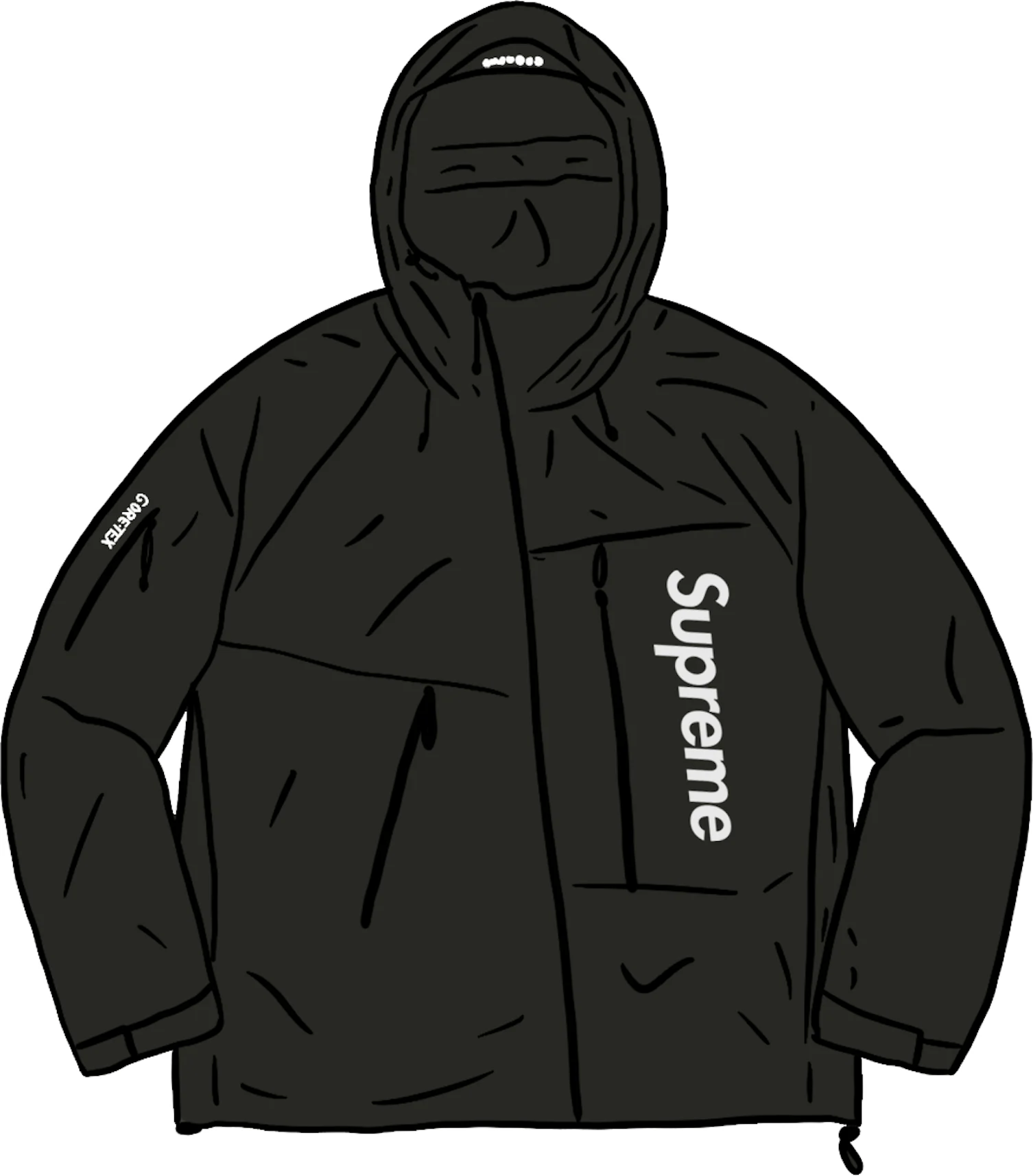 Supreme GORE-TEX Paclite Shell Jacket Black メンズ - SS21 - JP