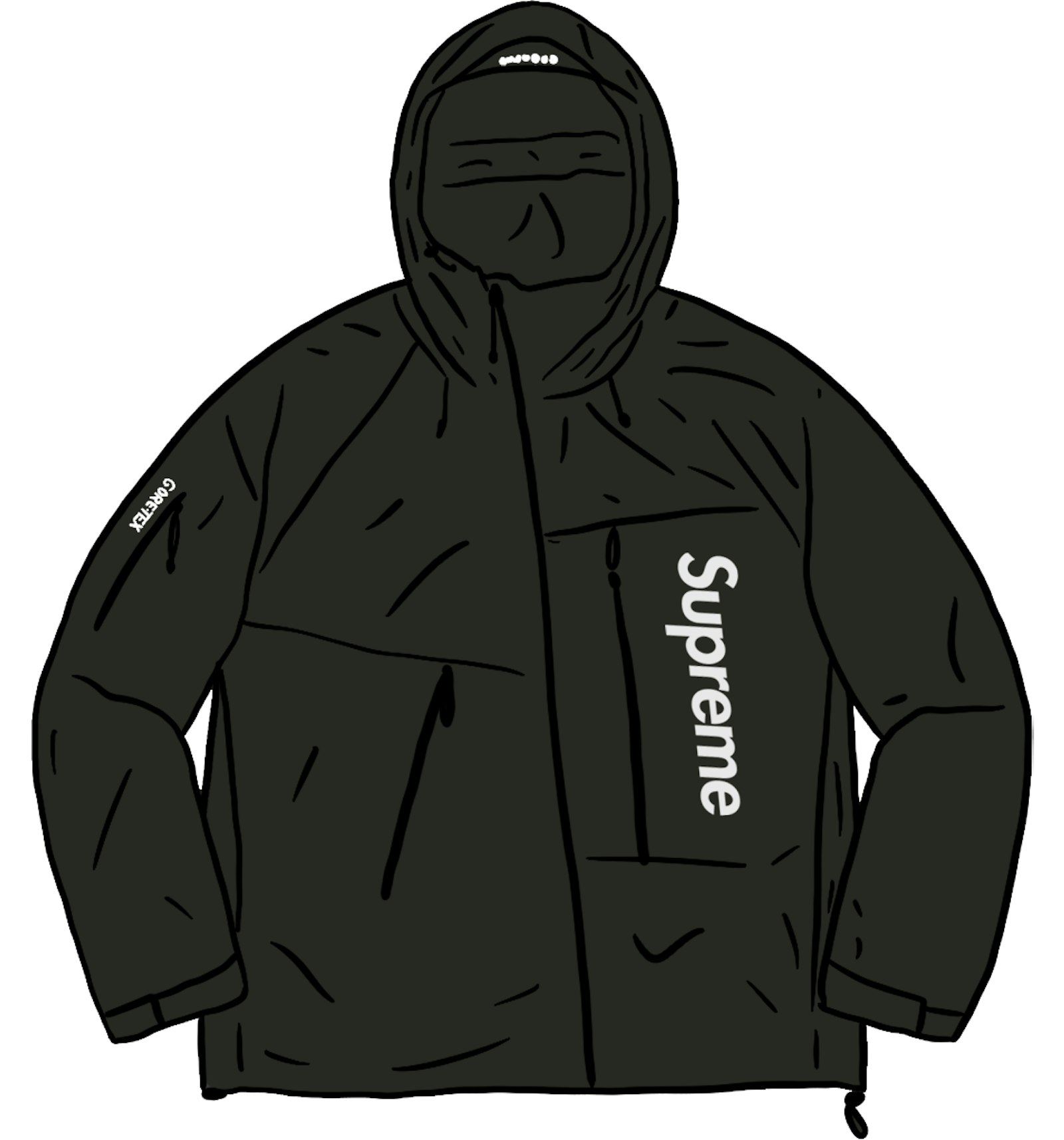 Supreme GORE-TEX Paclite Shell Jacket Black - SS21 Men's - US
