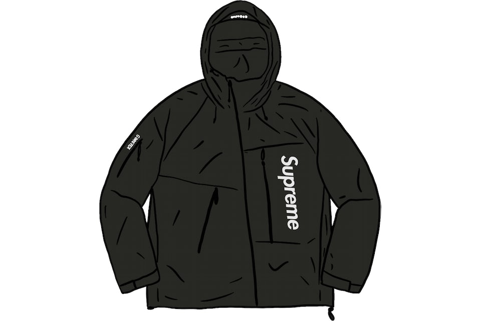 Supreme GORE-TEX Paclite Shell Jacket Black