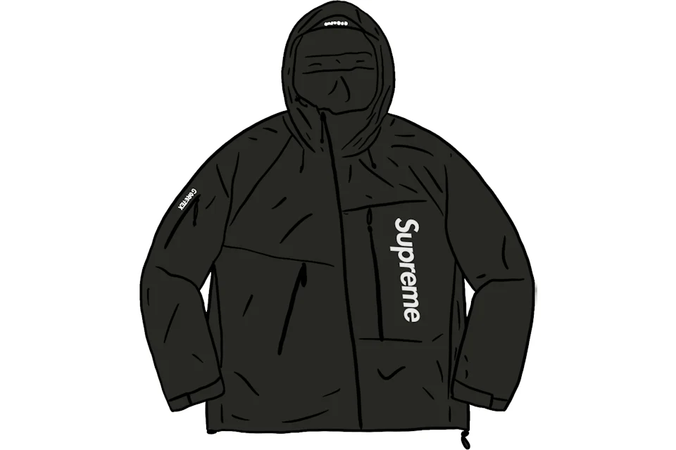 Supreme GORE TEX Paclite Shell Jacket Black