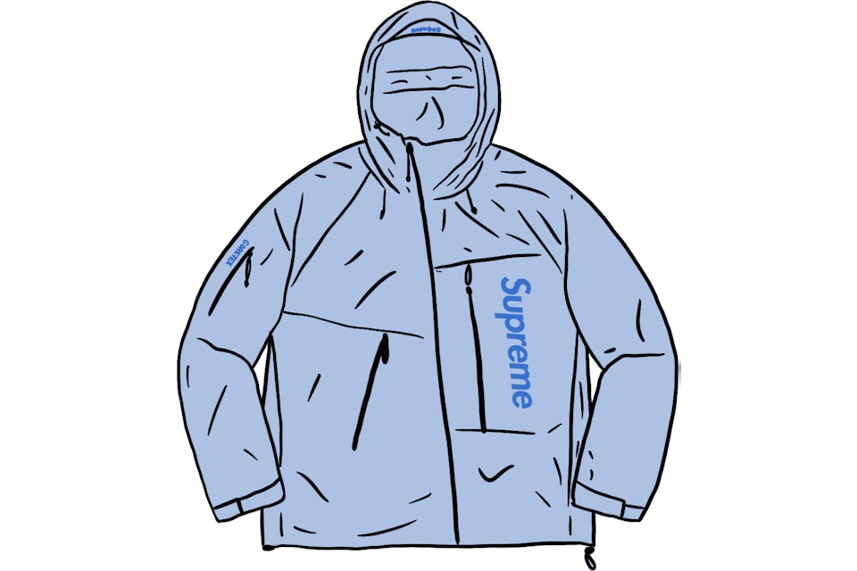 Supreme GORE-TEX Paclite Shell Jacket Light Blue - SS21 Men's - US