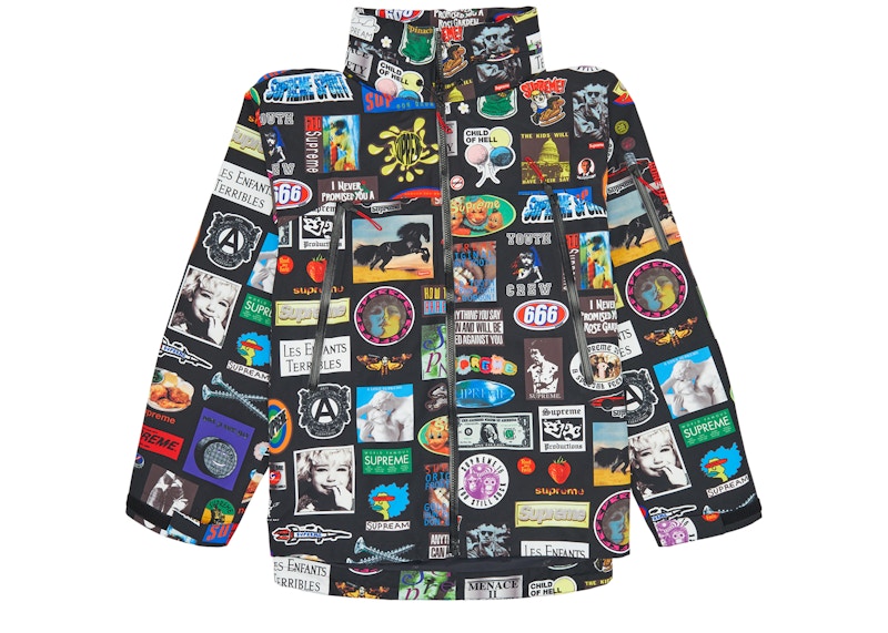 Supreme GORE-TEX Stickers Shell Jacket (SS21) Black