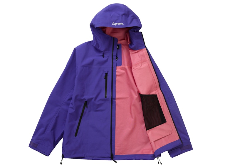 Supreme GORE-TEX Taped Seam Shell Jacket Purple