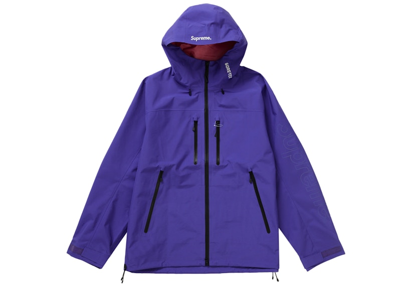 Supreme GORE-TEX Taped Seam Shell Jacket Purple Men's - SS24 