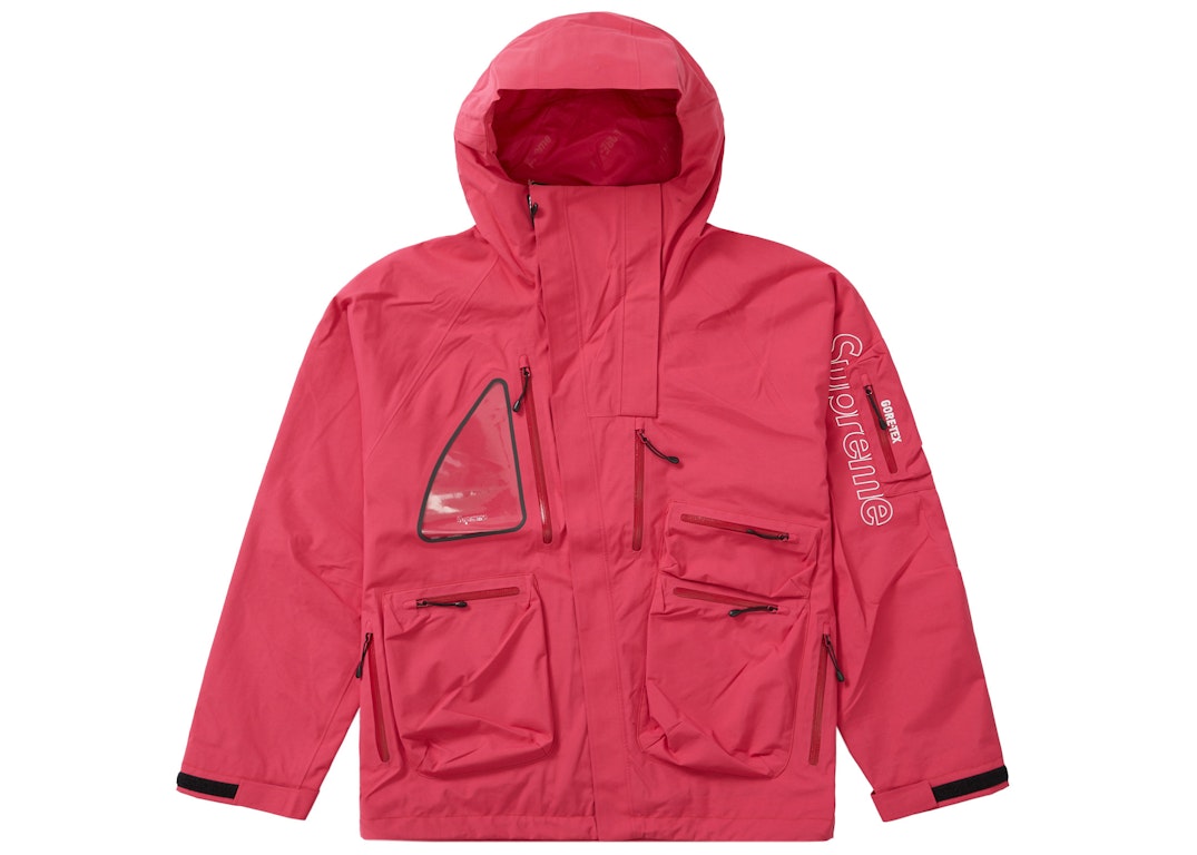 Pre-owned Supreme Gore-tex Tech Shell Jacket Pink
