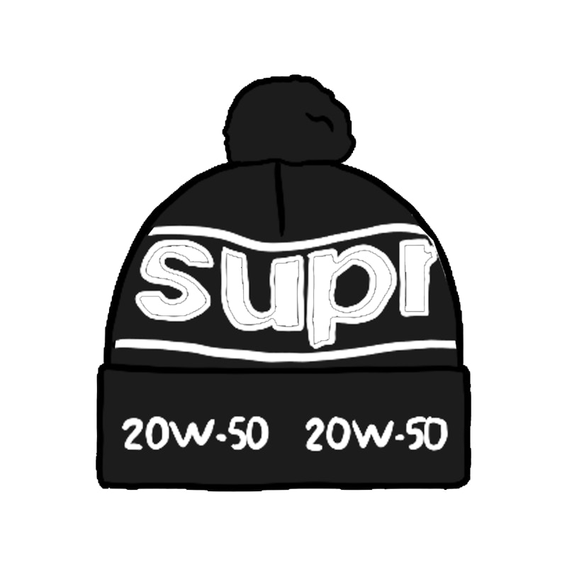 supreme garage beanie