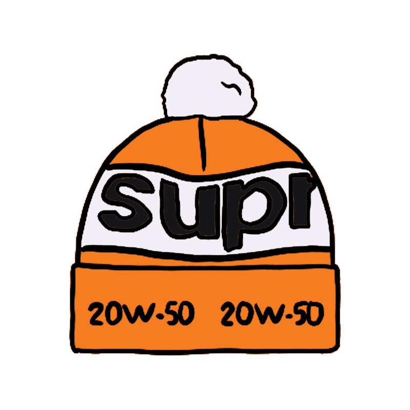 supreme garage beanie