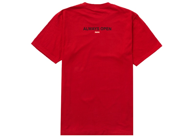 Supreme Gas Tee Red Men's - SS22 - US