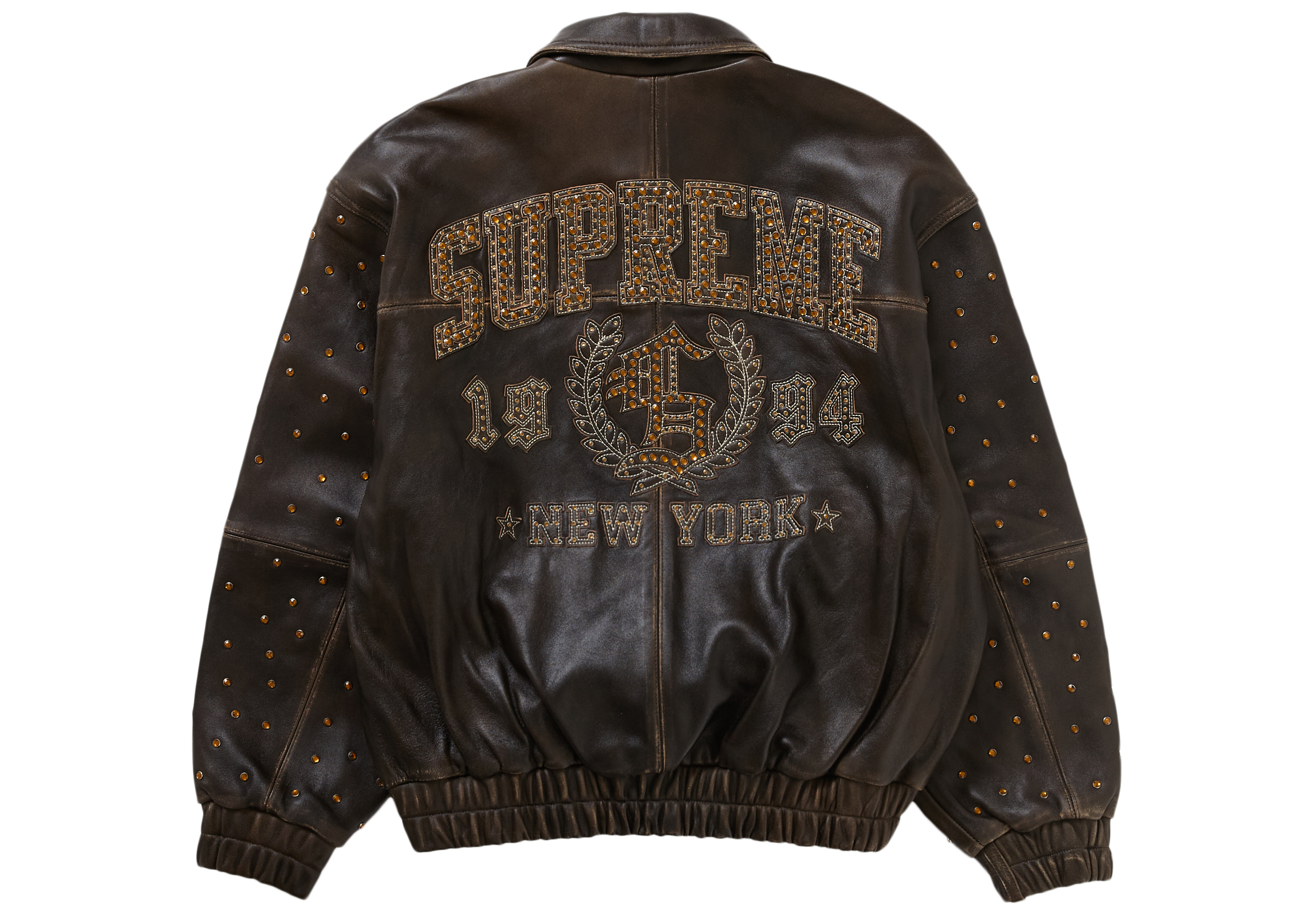 supreme quilted studded leather jacket | www.150.illinois.edu