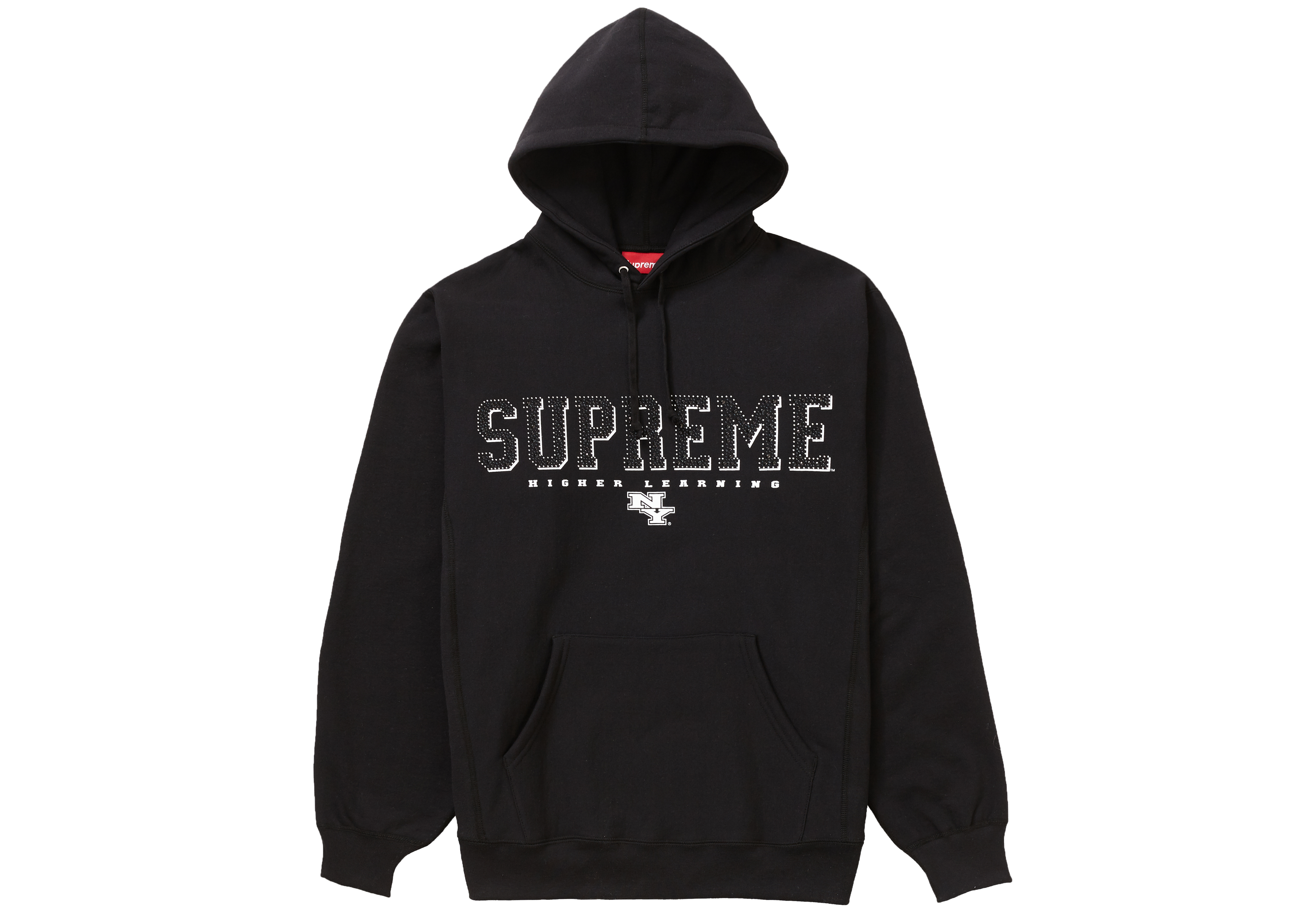 Supreme Gems Hooded Sweatshirt Black