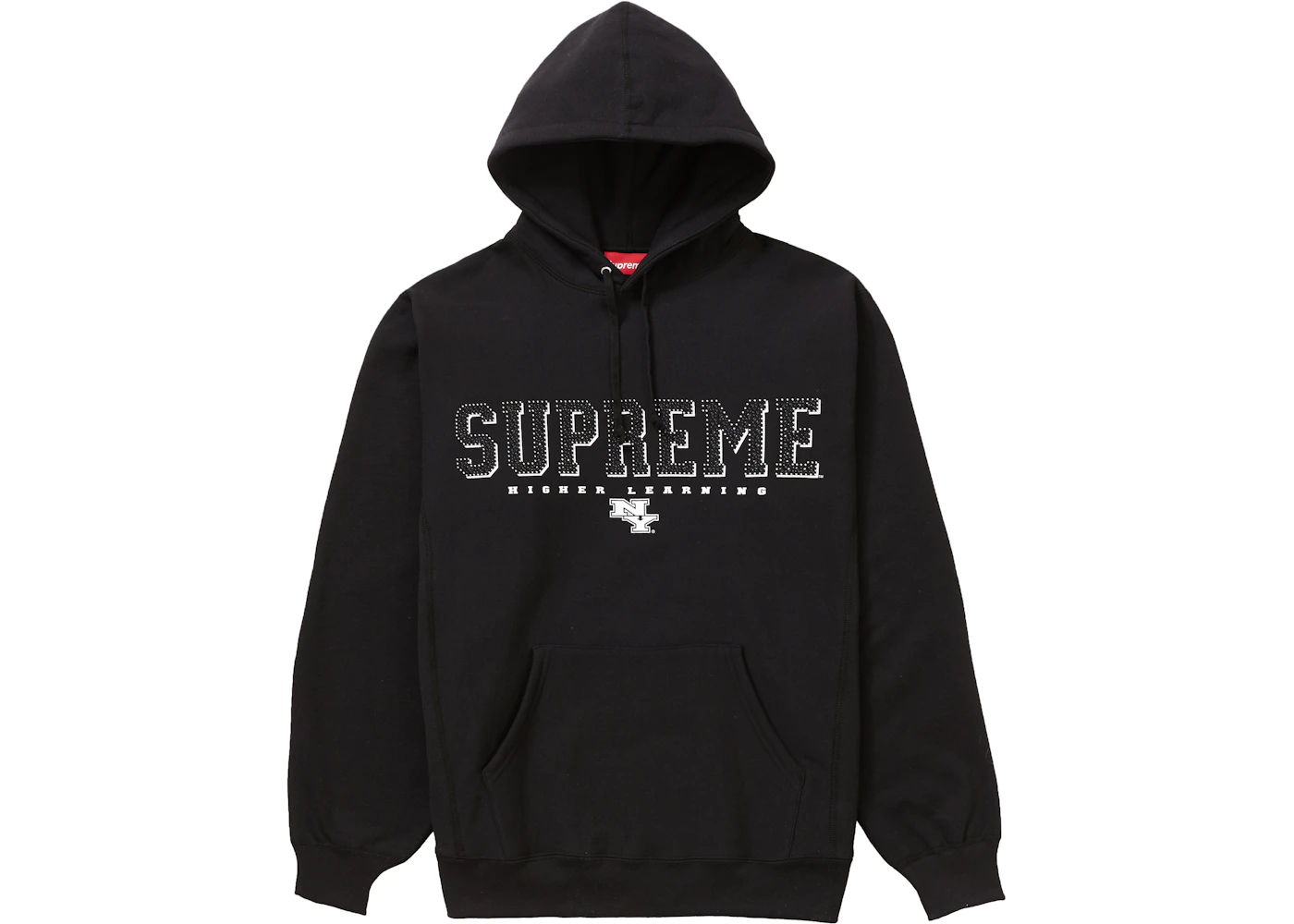 Supreme Gems Hooded Sweatshirt Black Men's SS20 US