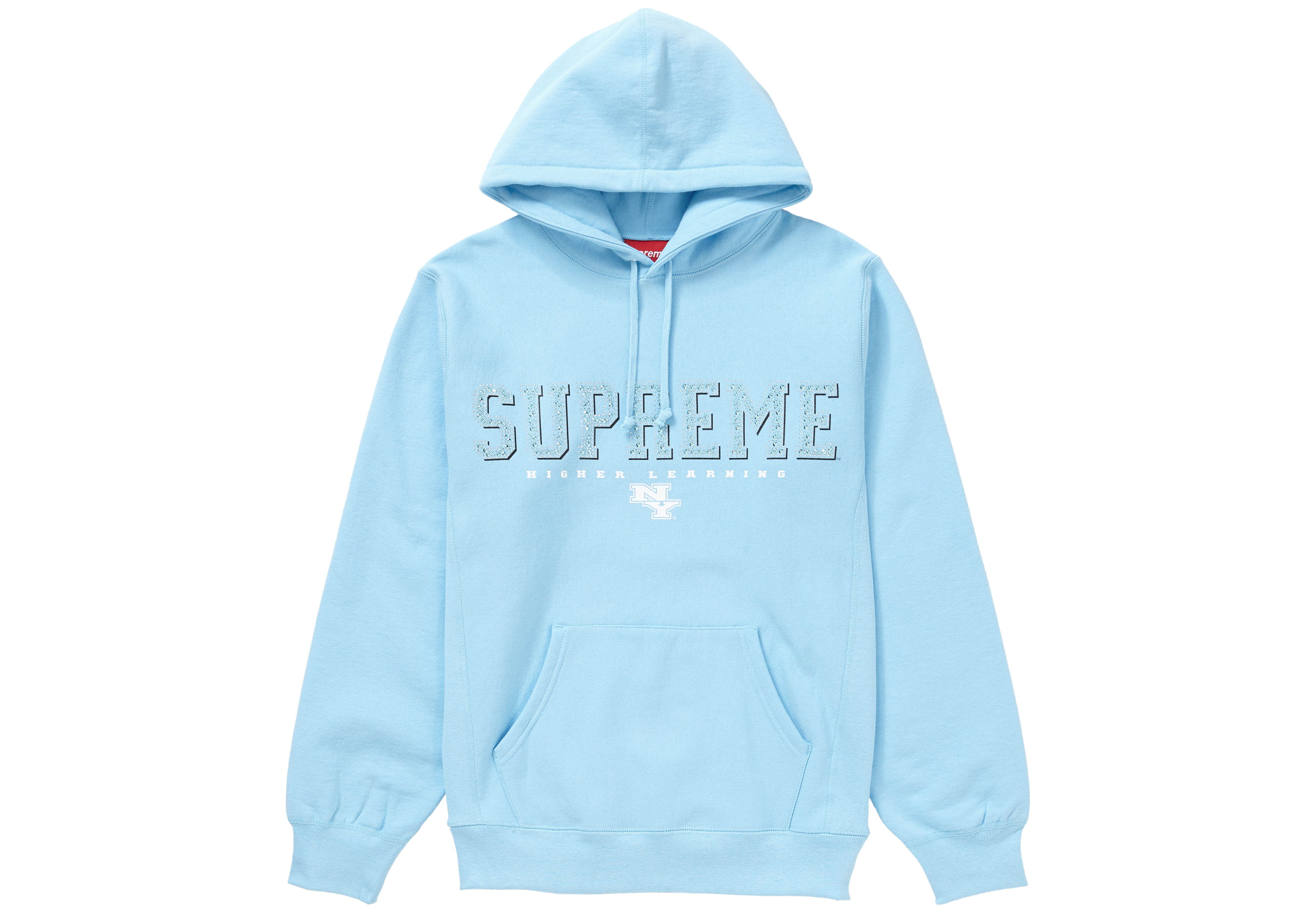 Supreme Gems Hooded Sweatshirt Ice Blue