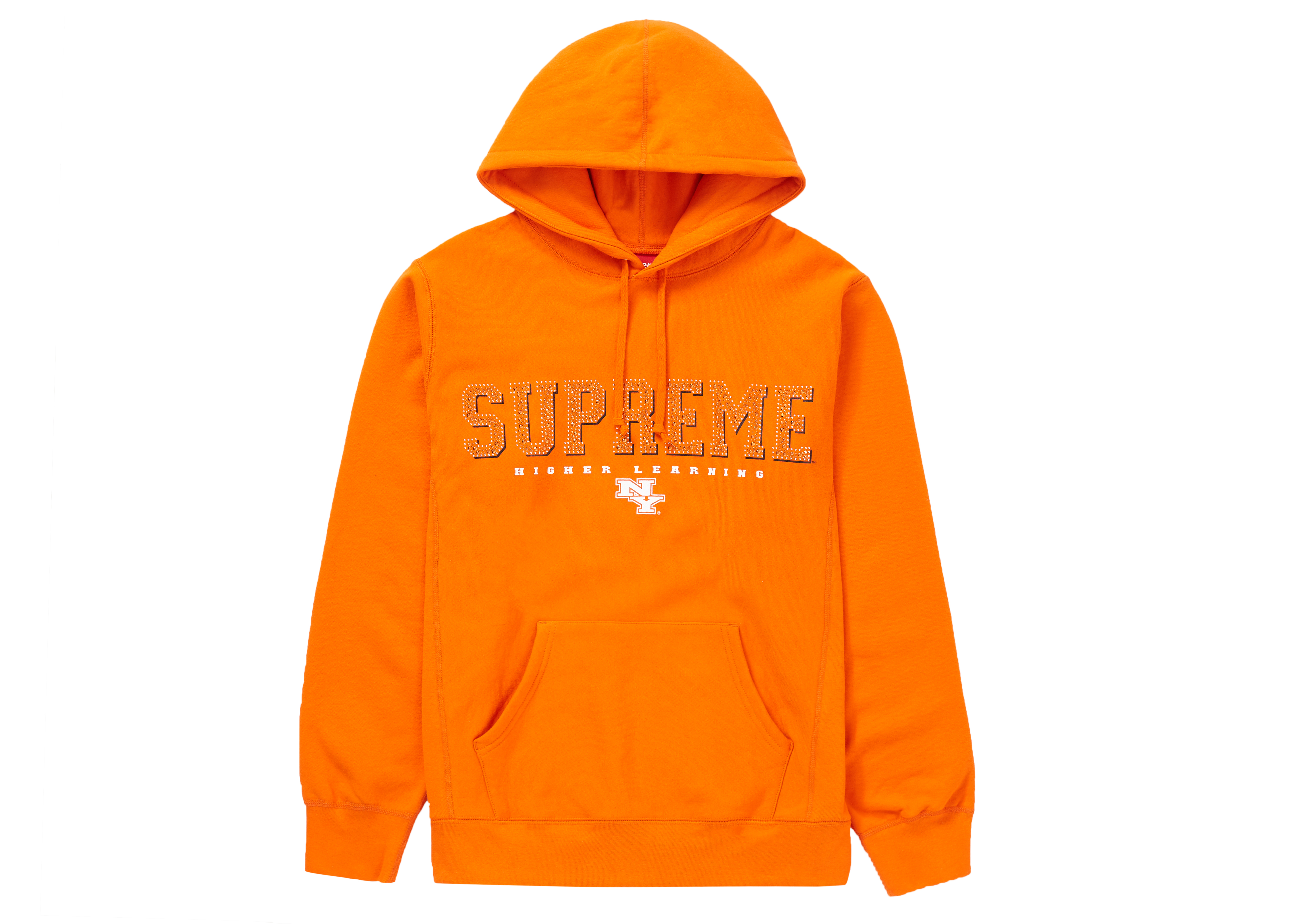 Supreme Gems Hooded Sweatshirt Orange Men's - SS20 - US