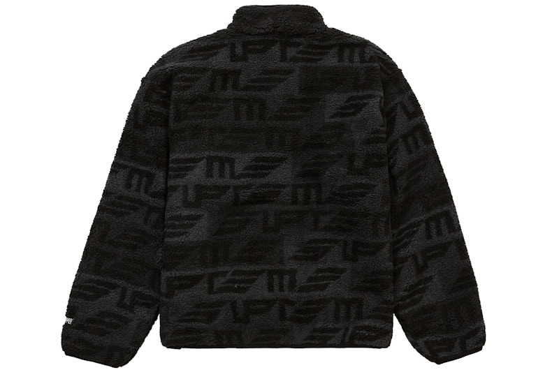 Supreme Geo Reversible WINDSTOPPER Fleece Jacket Black Men's