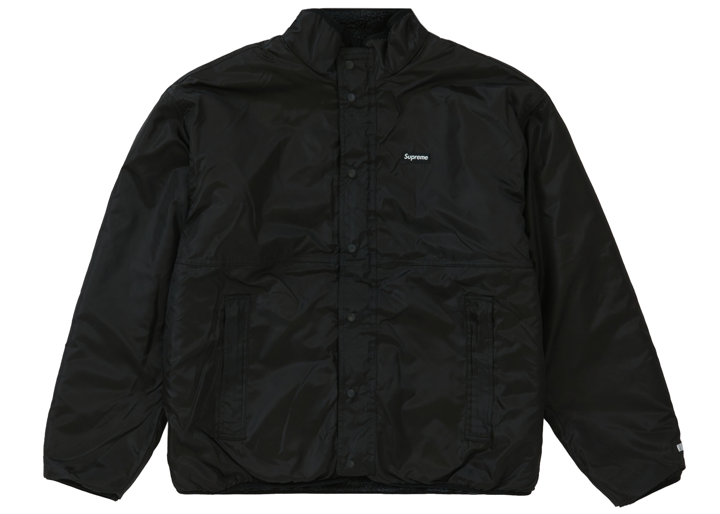 Supreme Geo Reversible WINDSTOPPER Fleece Jacket Black Men's