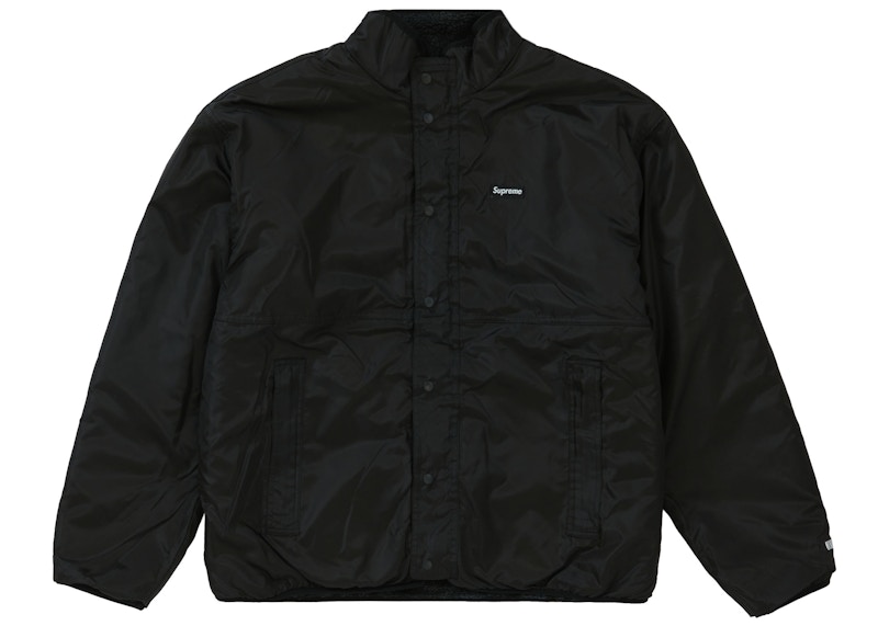 Supreme Geo Reversible WINDSTOPPER Fleece Jacket Black Men's 