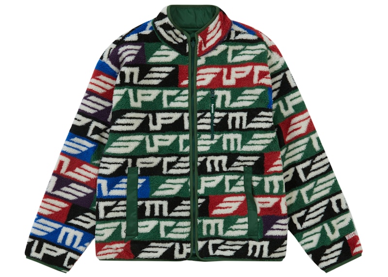 supreme Geo Reversible Fleece Jacket-