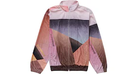 Supreme Geo Velour Track Jacket Pink