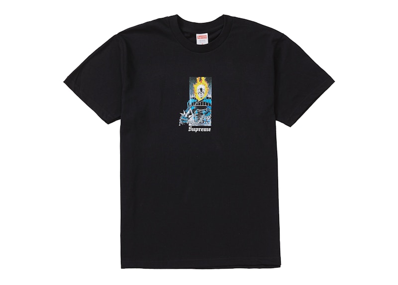 Supreme Ghost Rider Tee Black Men's - SS19 - GB