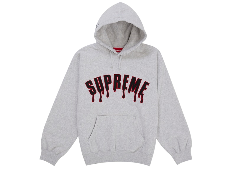 Supreme Ghostface Arc Hooded Sweatshirt Ash Grey Men's - SS26 - US