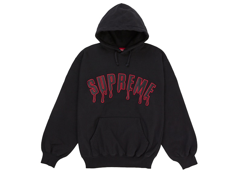 トップス Supreme Pure Fear Hooded Sweatshirt M Supreme Pearl Logo Hooded Sweatshirt 'Navy Red' SUP-FW21-171