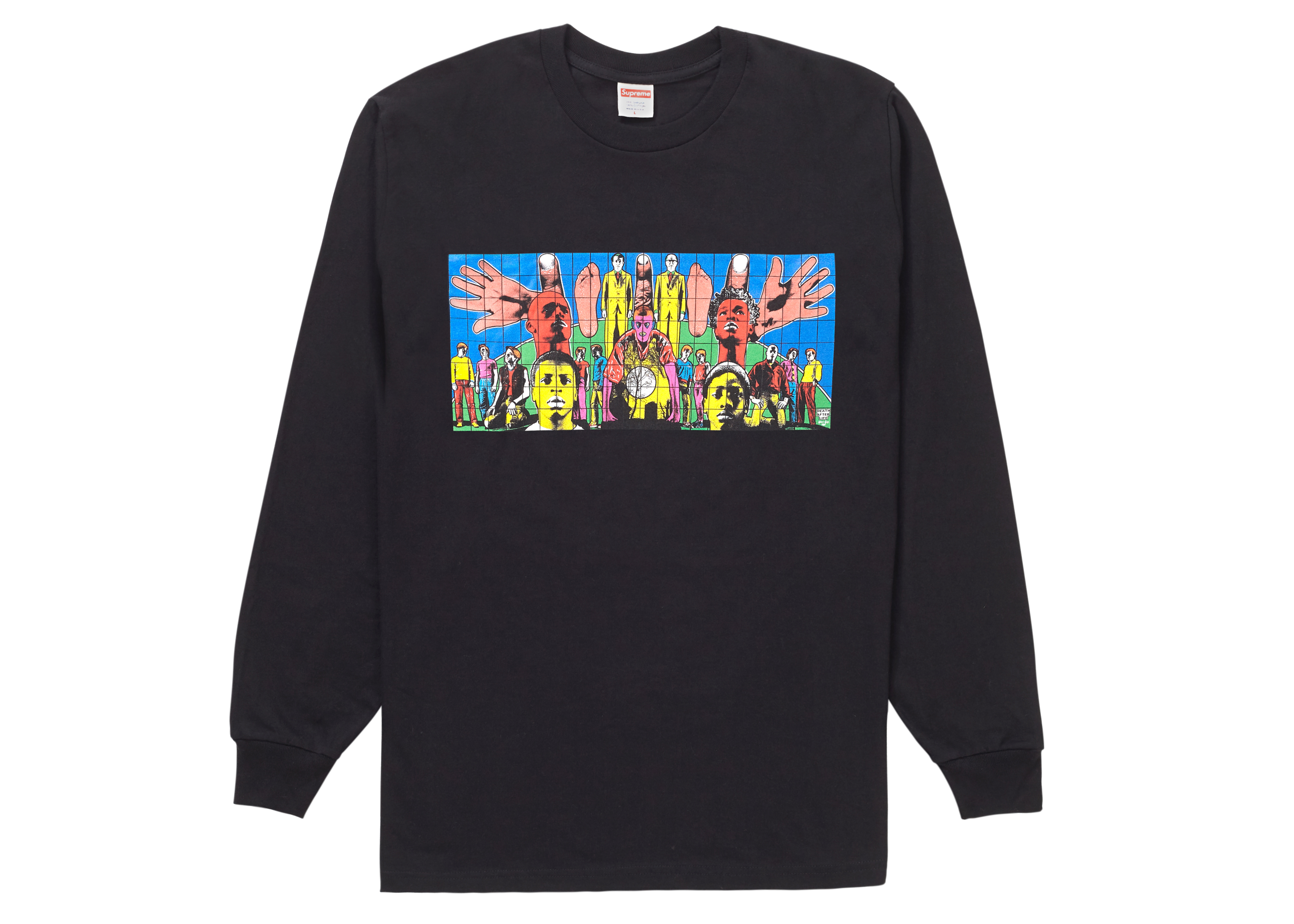 Supreme Gilbert & George DEATH AFTER LIFE L/S Tee Black - SS19 ...