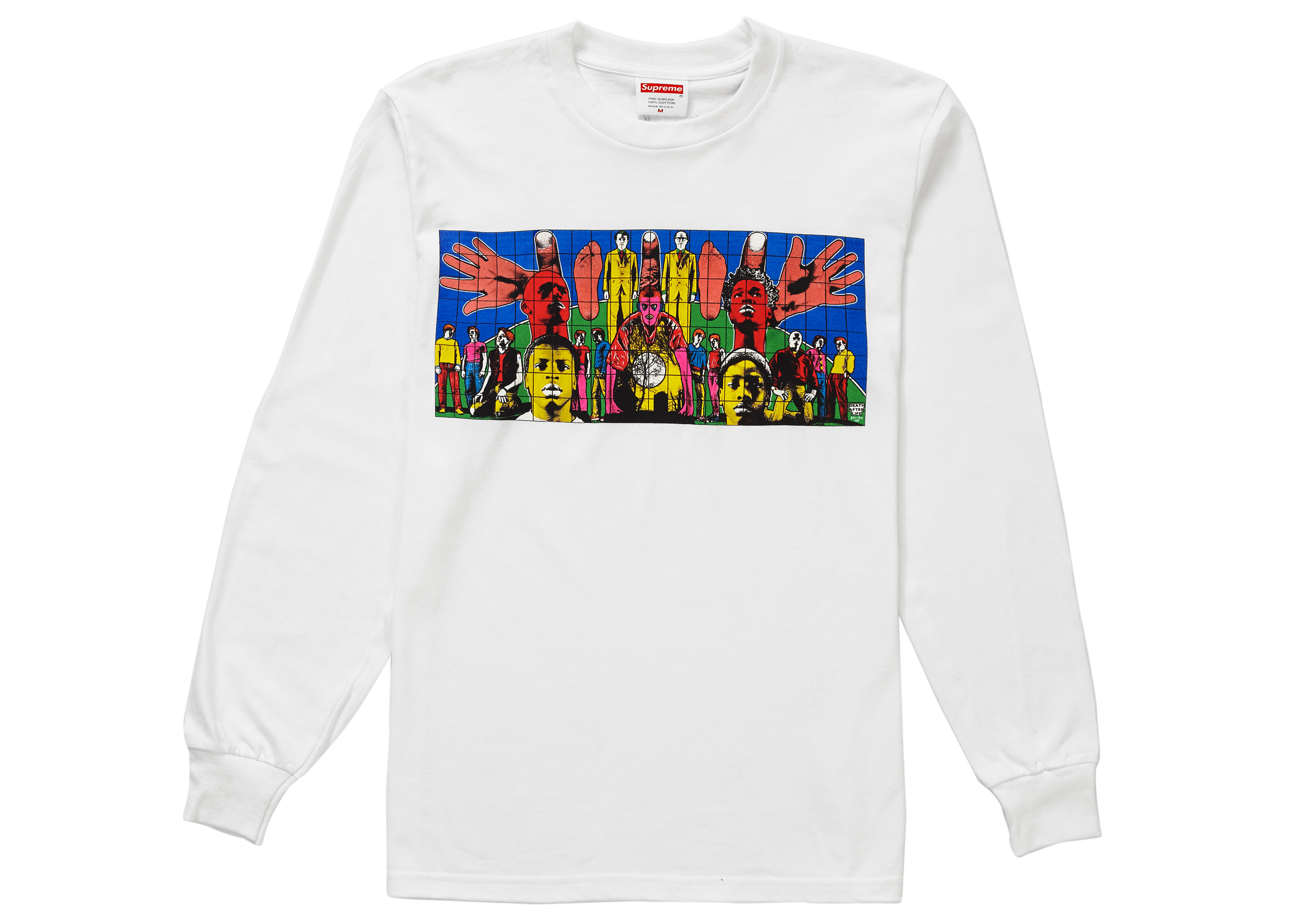 Supreme Gilbert & George DEATH AFTER LIFE L/S Tee White メンズ ...