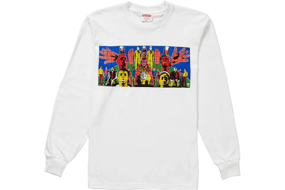 Supreme Gilbert & George DEATH AFTER LIFE L/S Tee White