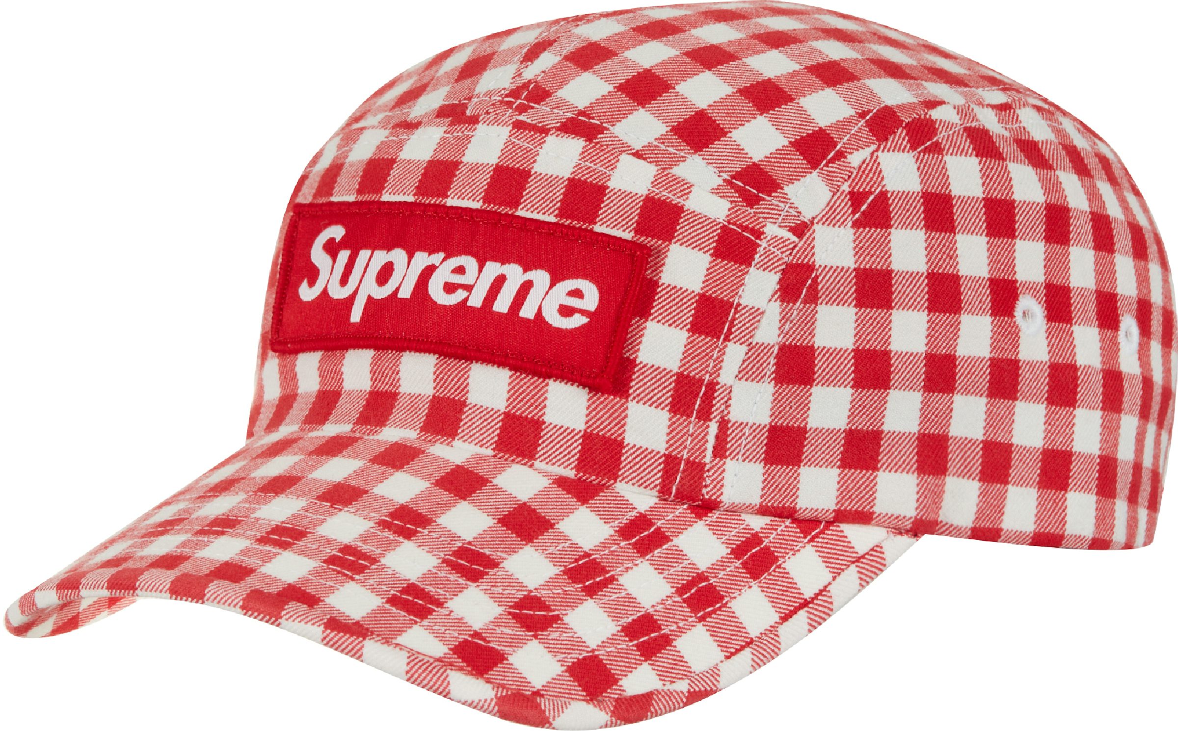 red supreme baseball cap