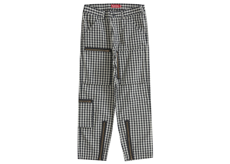 supreme gingham flight pant-