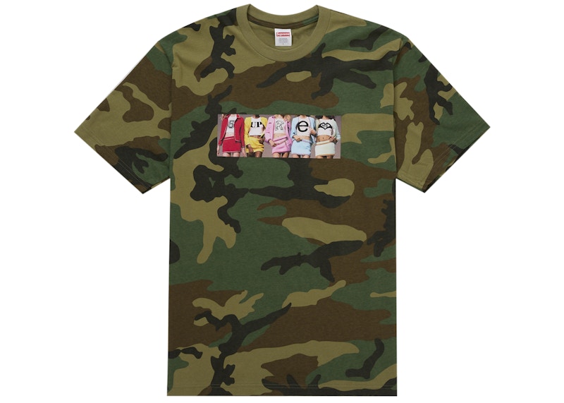 Supreme Girls Tee (FW25) Woodland Camo Men's - FW25 - US
